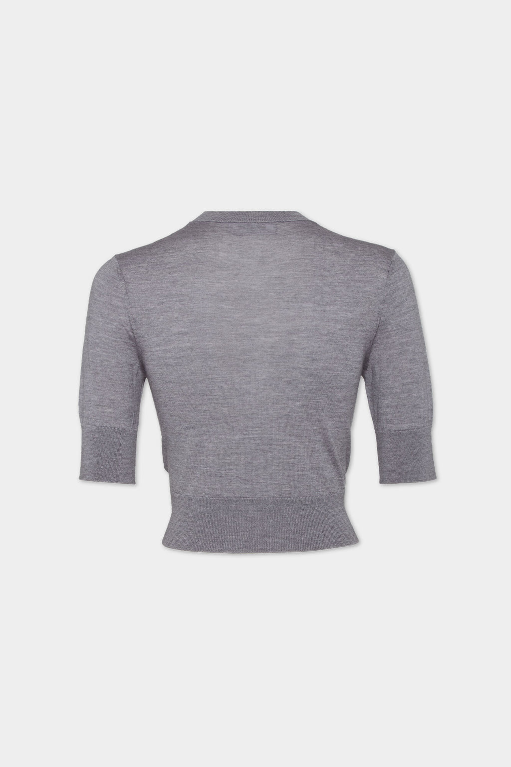 DSQUARED2 CROPPED D2 PULLOVER GREY — vista 2