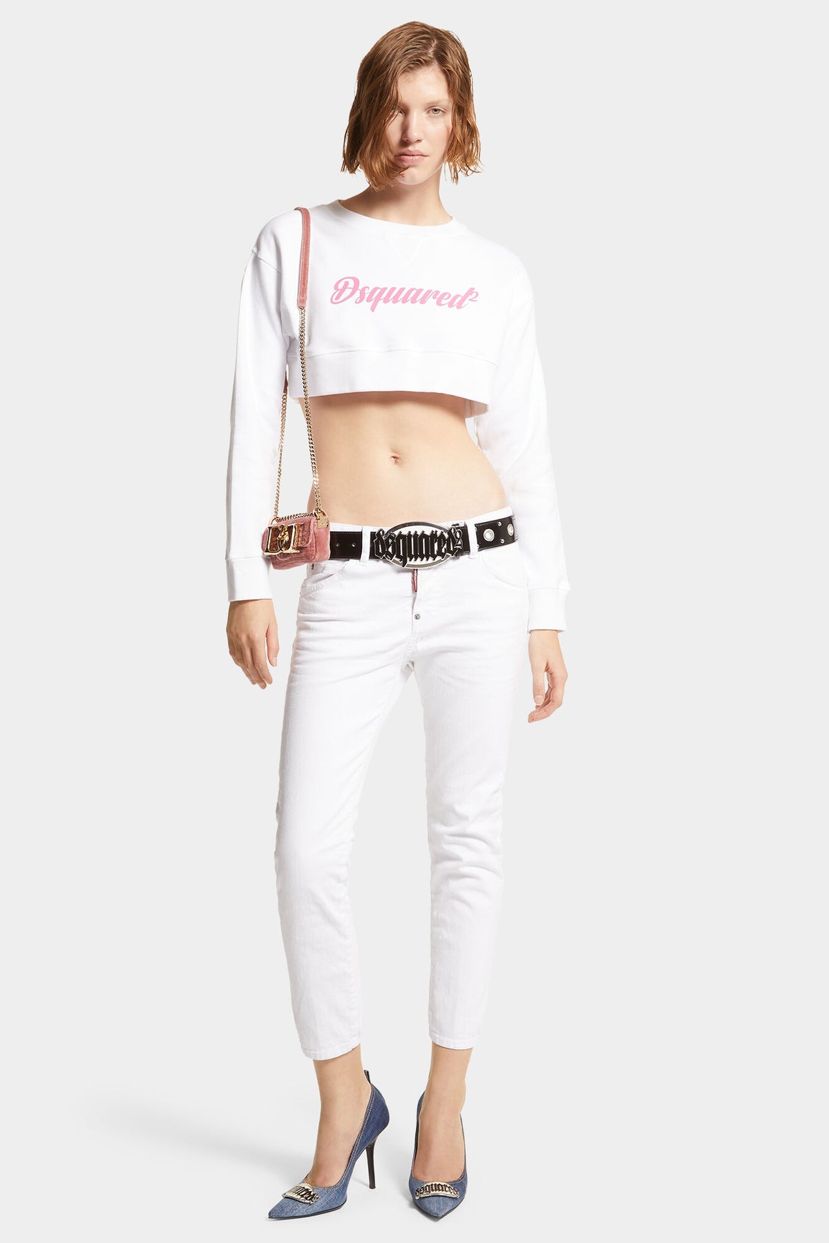 DSQUARED2 WHITE BULL COOL GIRL JEANS — vista 3