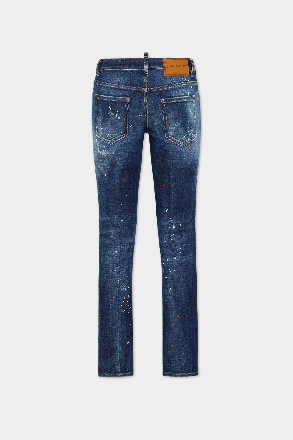 DSQUARED2 MEDIUM EASY WASH MEDIUM WAIST JENNIFER JEANS BLUE — vista 2