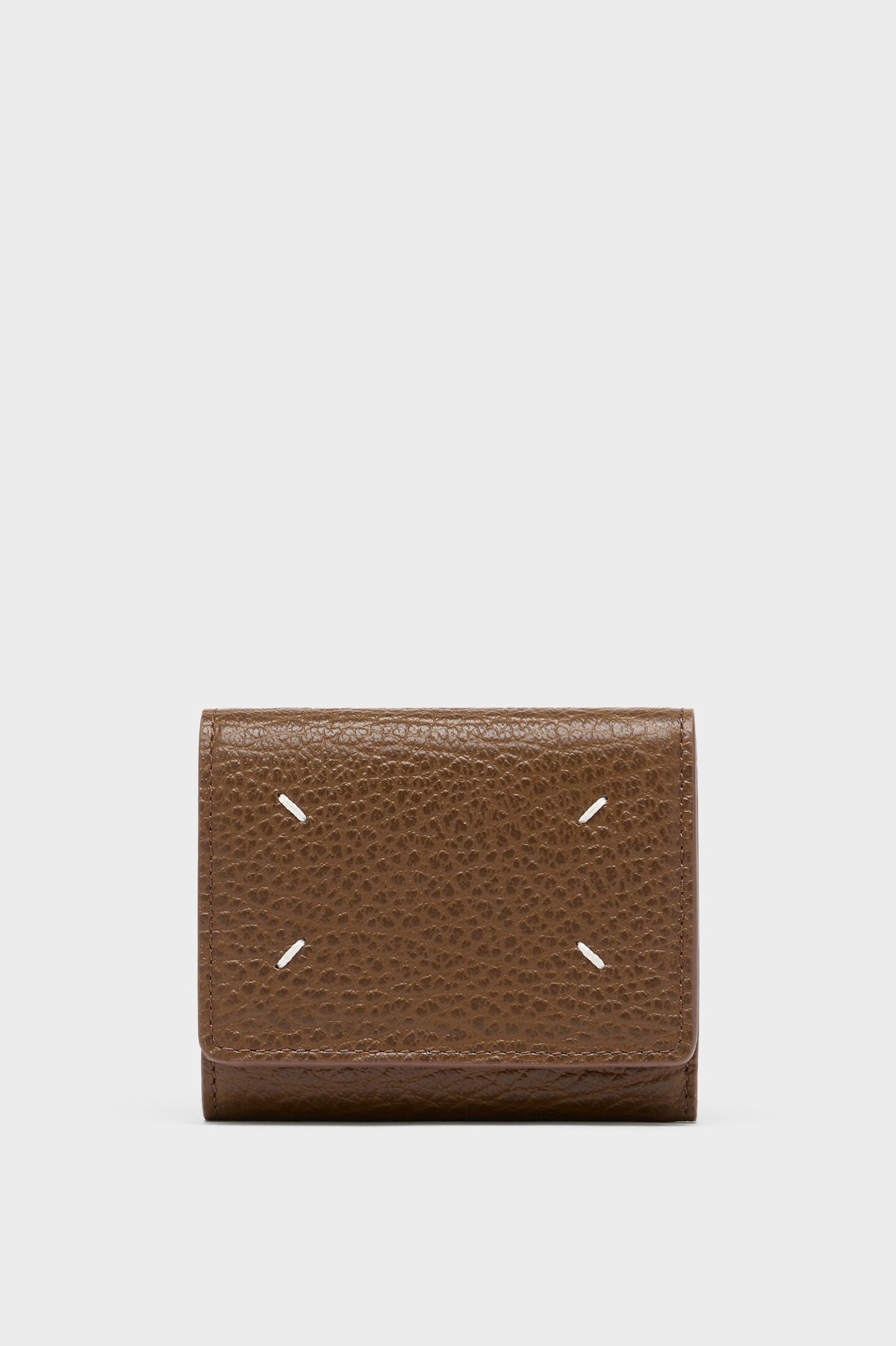 MAISON MARGIELA FOUR STITCHES WALLET BROWN — vista 5