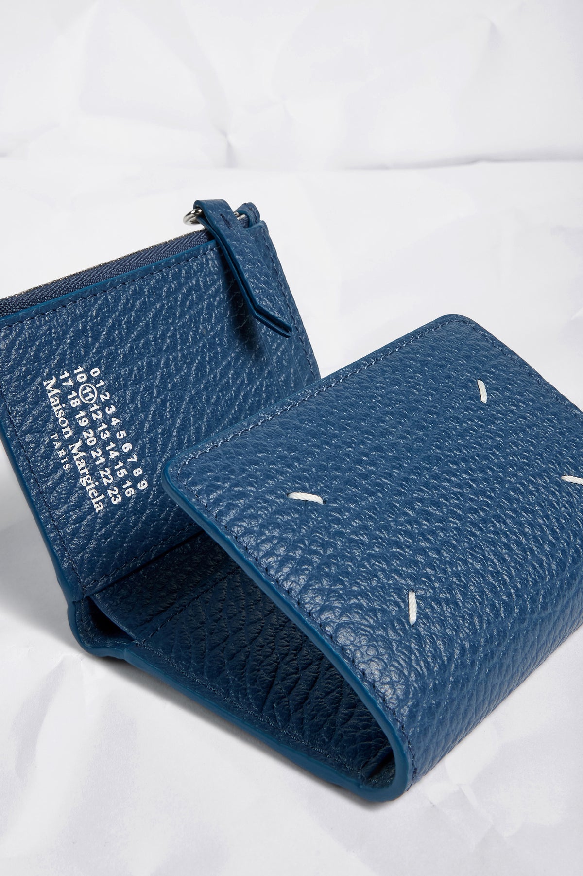 MAISON MARGIELA FOUR STITCHES WALLET DARK DENIM — vista 2
