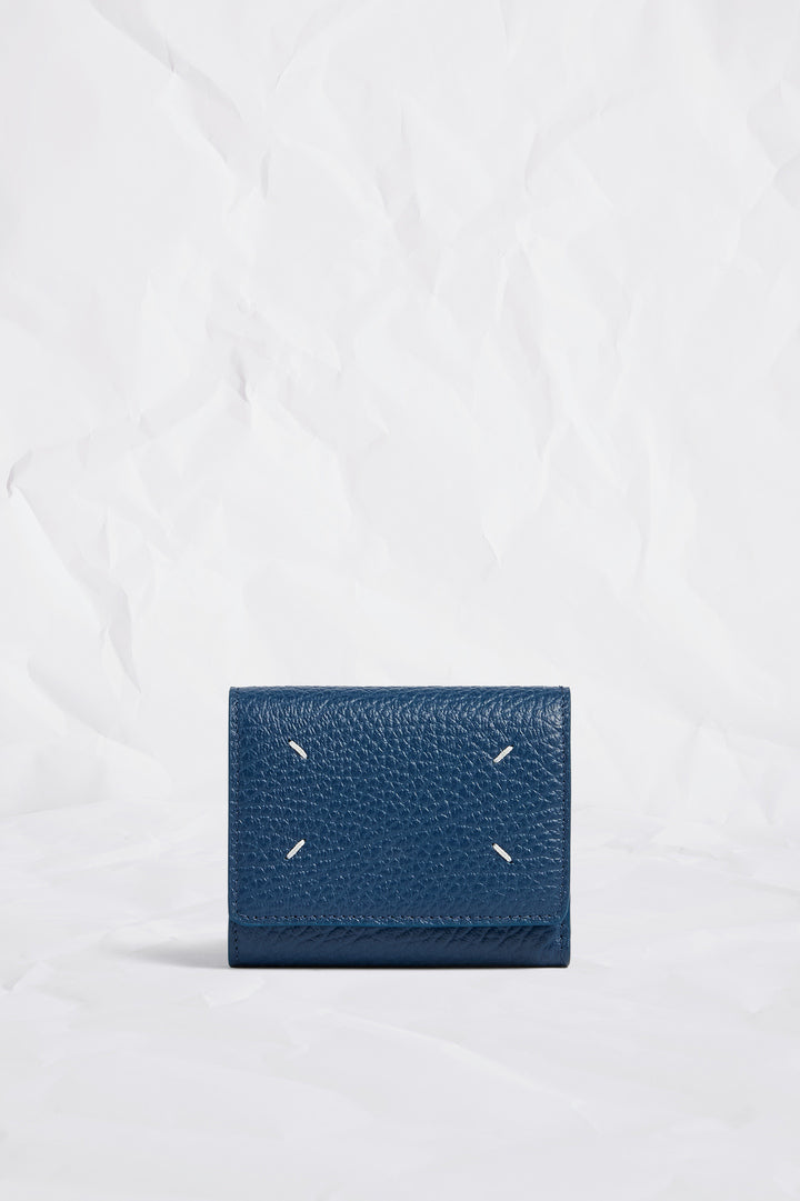 MAISON MARGIELA FOUR STITCHES WALLET DARK DENIM — vista 7