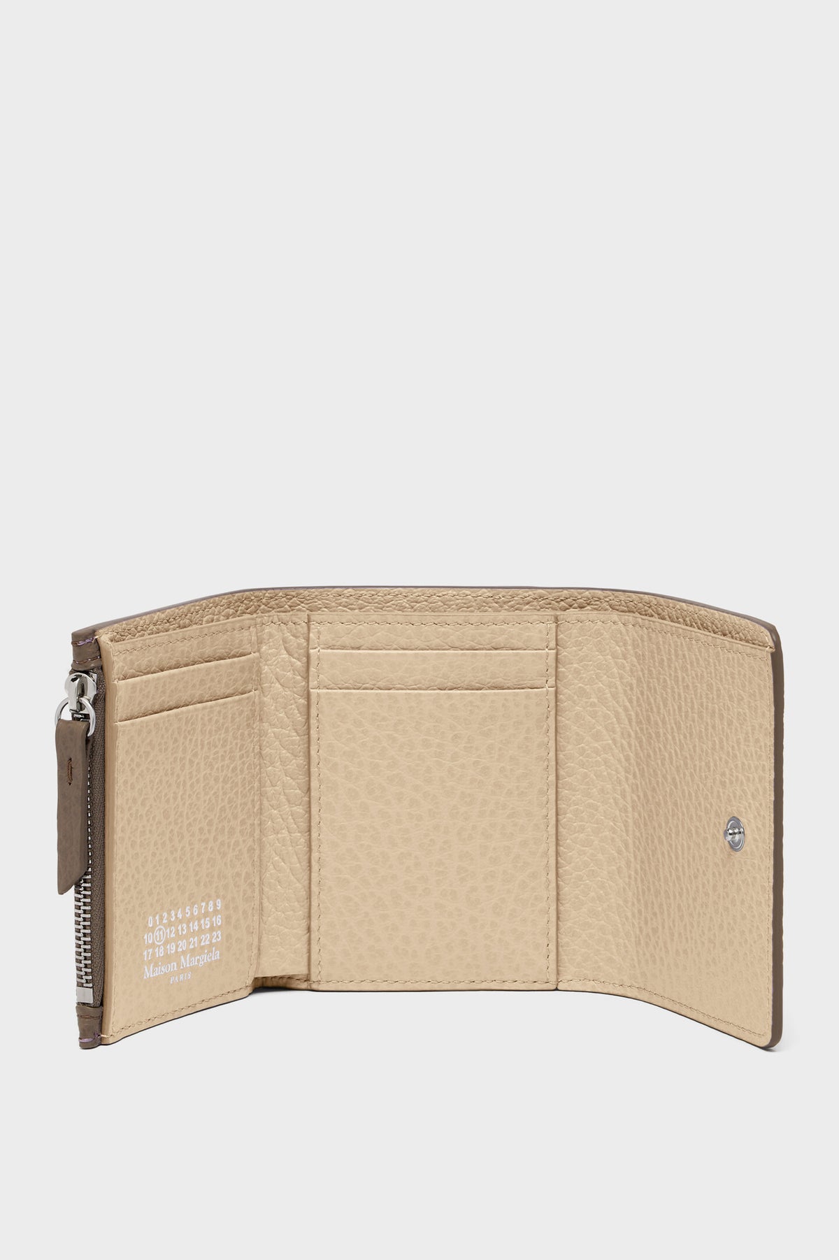 MAISON MARGIELA FOUR STITCHES WALLET TAUPE — vista 6