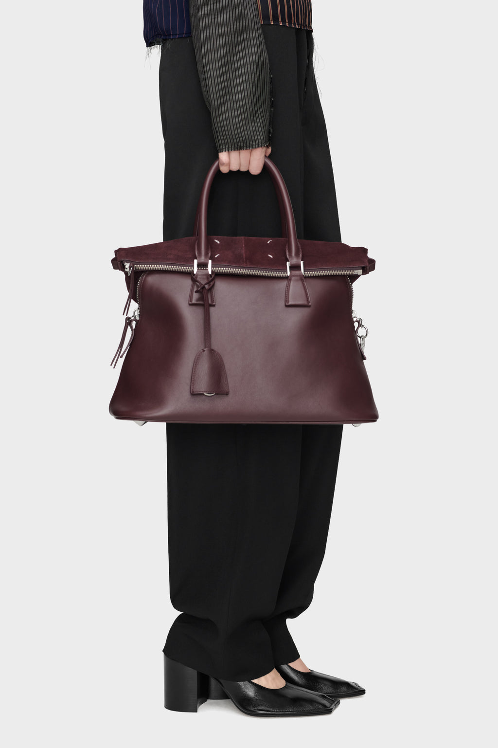 MAISON MARGIELA 5AC SOFT MEDIUM BORDEAUX — vista 7