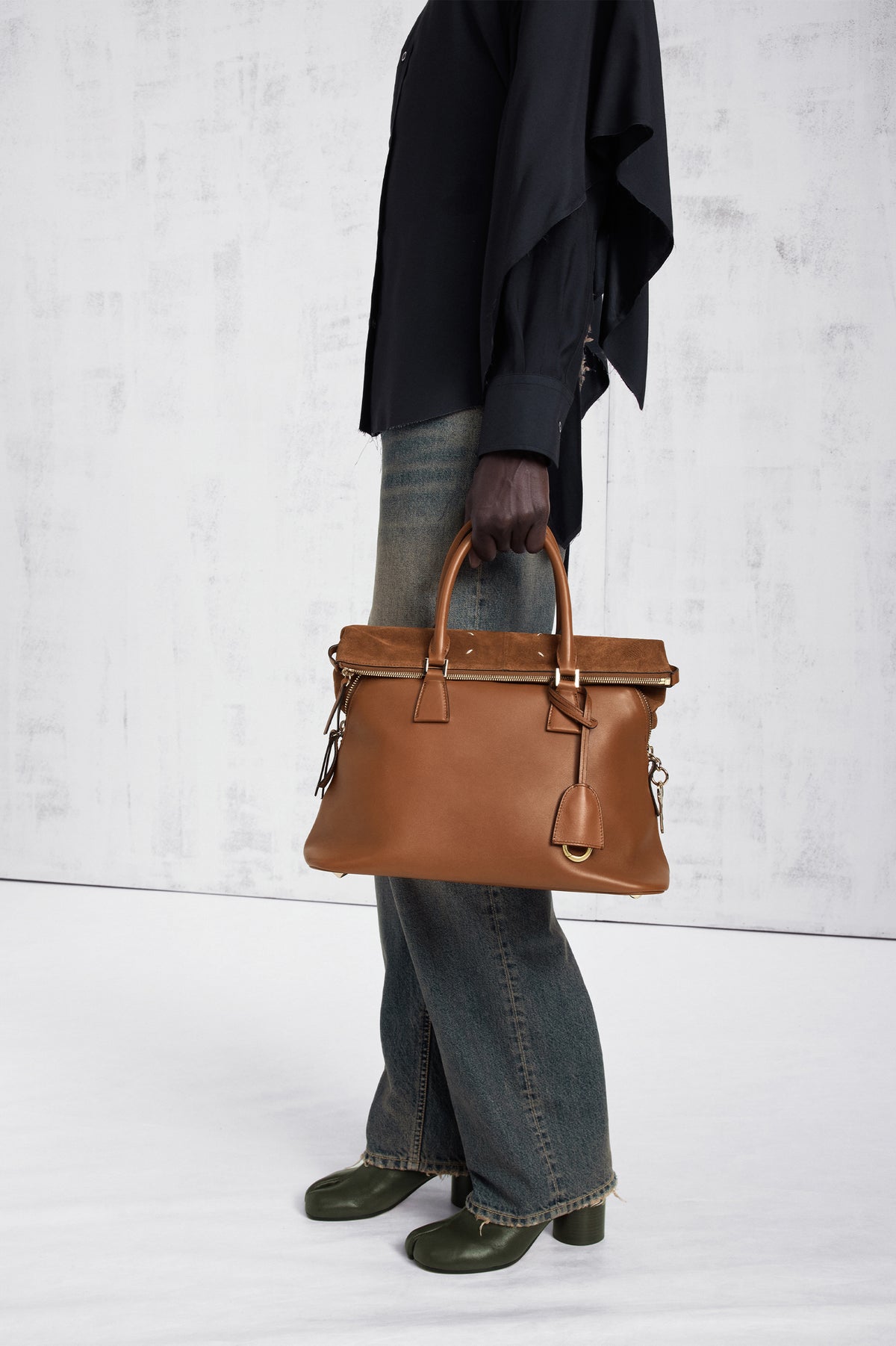 MAISON MARGIELA 5AC SOFT MEDIUM COGNAC — vista 2