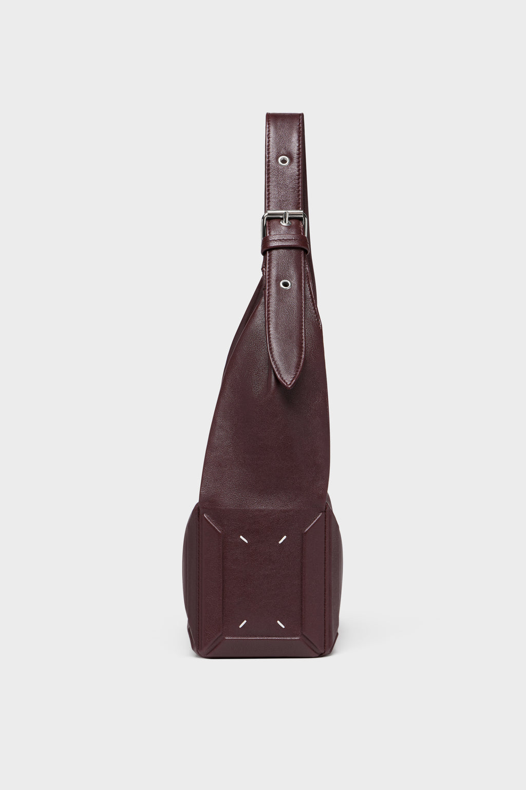 MAISON MARGIELA BOX BAG EAST WEST MEDIUM BORDEAUX — vista 2