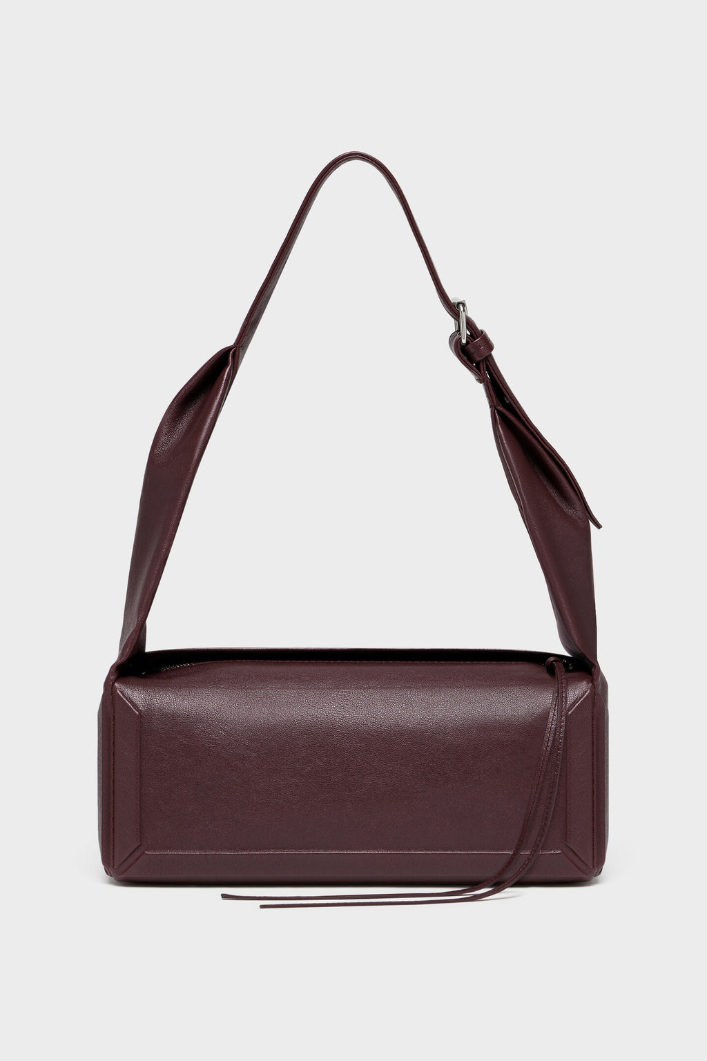 MAISON MARGIELA BOX BAG EAST WEST MEDIUM BORDEAUX — vista 7