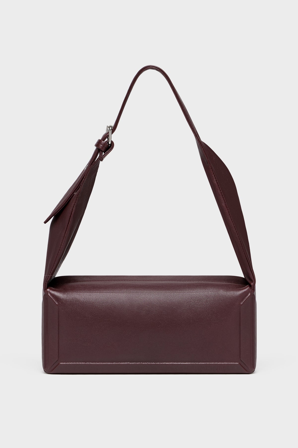 MAISON MARGIELA BOX BAG EAST WEST MEDIUM BORDEAUX — vista 3