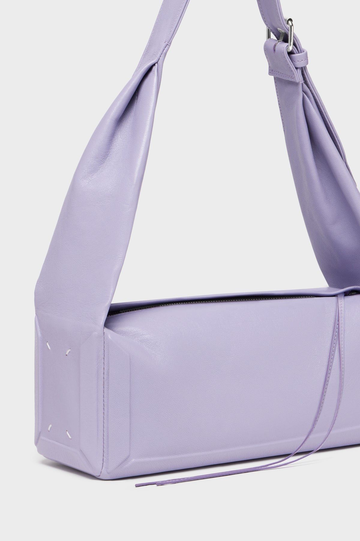 MAISON MARGIELA BOX BAG EAST WEST MEDIUM LILAC — vista 5