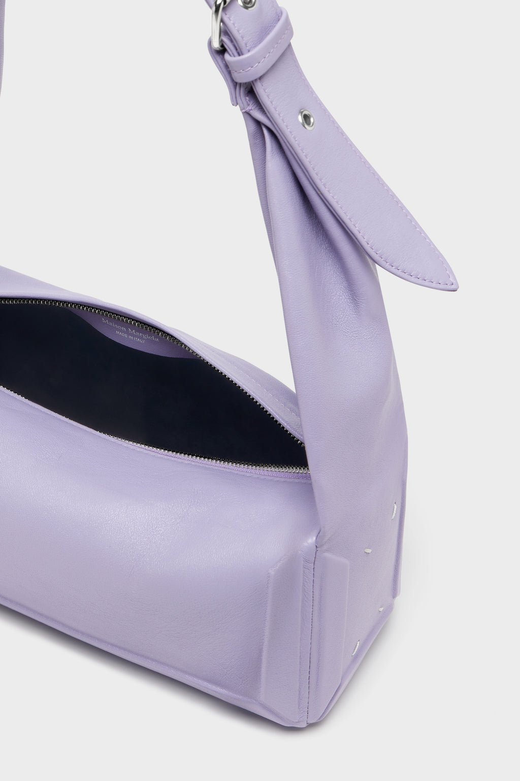 MAISON MARGIELA BOX BAG EAST WEST MEDIUM LILAC — vista 4
