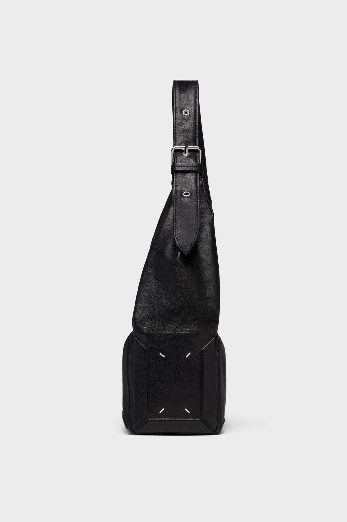 MAISON MARGIELA BOX BAG EAST WEST MEDIUM BLACK — vista 7