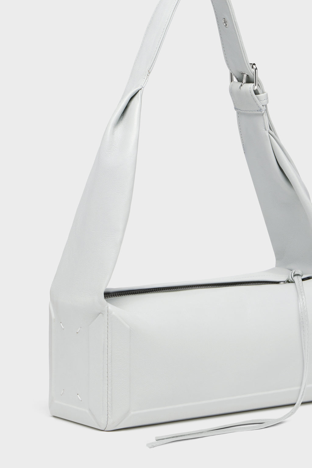 MAISON MARGIELA BOX BAG EAST WEST MEDIUM LIGHT GREY — vista 5