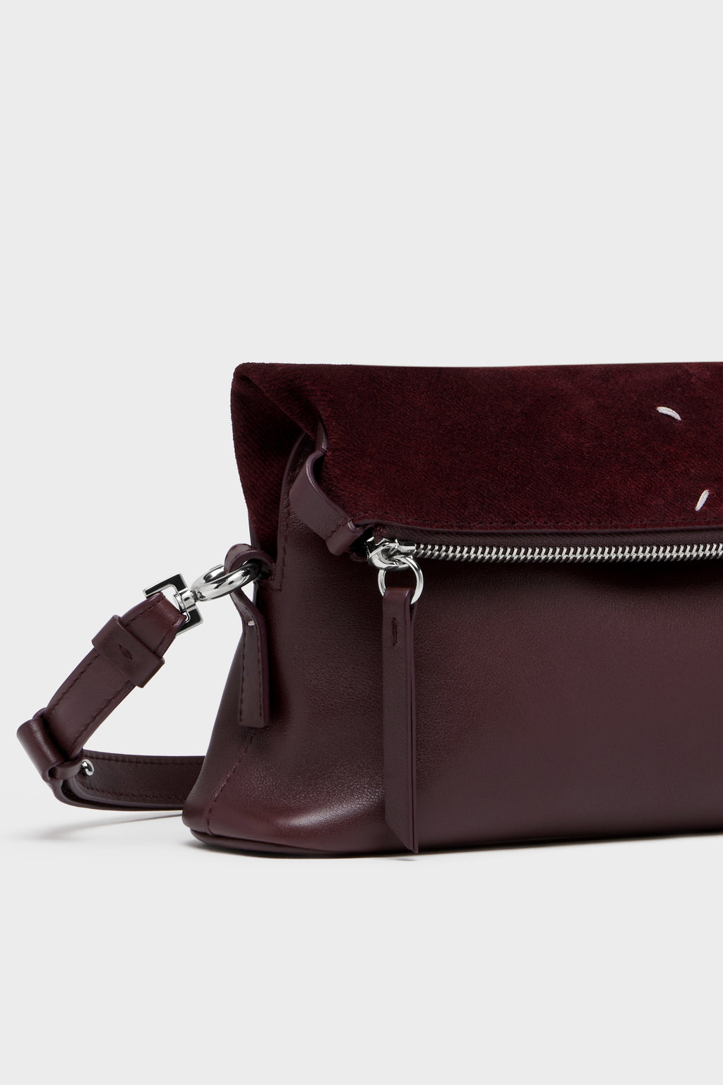 MAISON MARGIELA 5AC SOFT POUCH BORDEAUX — vista 5