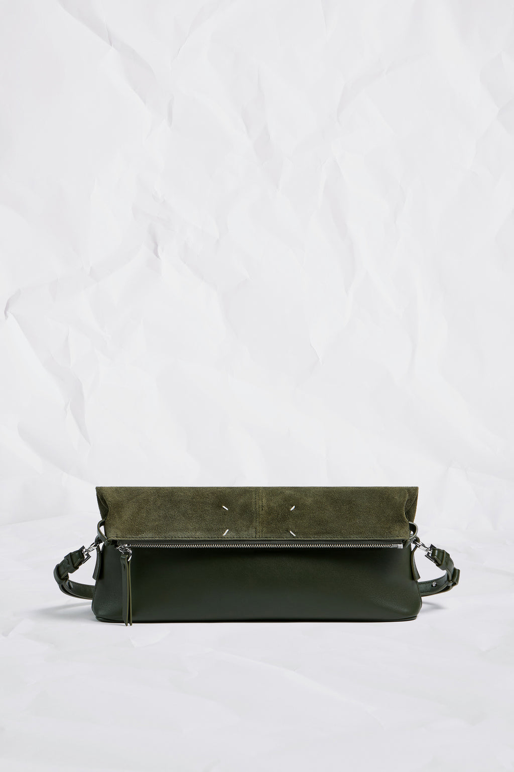MAISON MARGIELA 5AC SOFT POUCH MILITARY GREEN — vista 8
