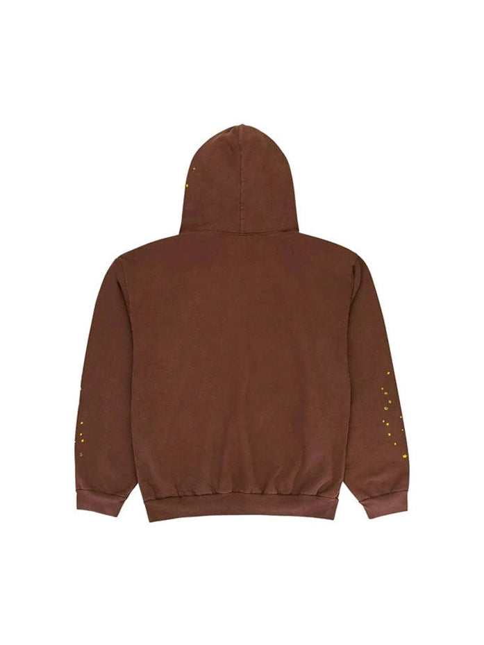 SP5DER BROWN LOGO HOODIE SP5DER The Hype Company