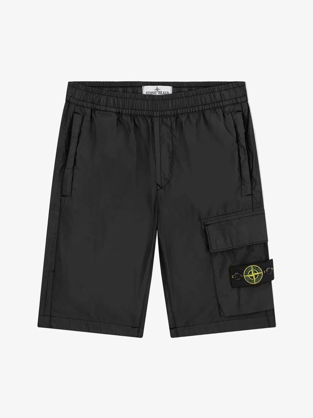 STONE ISLAND BLACK CARGO SHORT STONE ISLAND The Hype Company