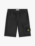 STONE ISLAND BLACK CARGO SHORT STONE ISLAND The Hype Company