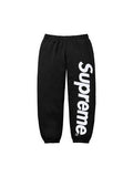 SUPREME SATIN APPLIQUE HOSODED SWEATPANT BLACK SUPREME The Hype Company