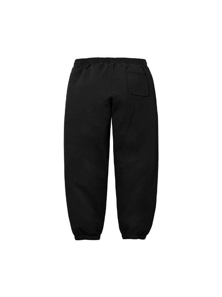 SUPREME SATIN APPLIQUE HOSODED SWEATPANT BLACK SUPREME The Hype Company