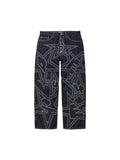 SUPREME STARS TOPSTITCH BAGGY JEANS BLUE SUPREME The Hype Company