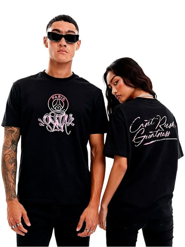 SYNA WRLD PARIS SAINT GERMAN T SHIRT BLACK SYNA WRLD The Hype Company