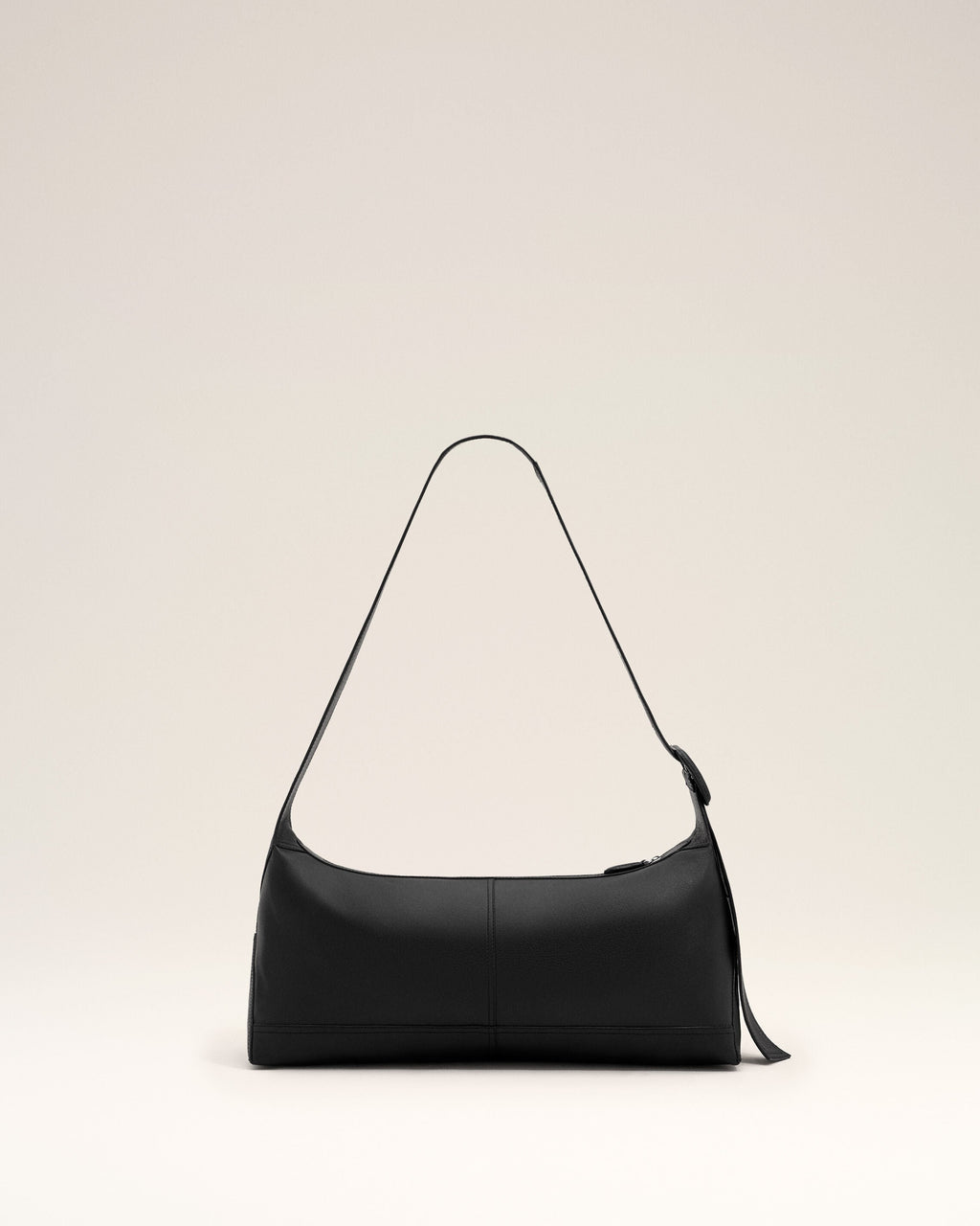 AMI PARIS SMALL BLACK TAURILLON LEATHER ETIENNE CROSSBODY BAG — vista 4