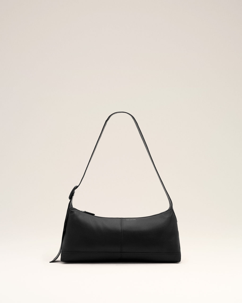 AMI PARIS SMALL BLACK TAURILLON LEATHER ETIENNE CROSSBODY BAG — vista 8