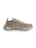 AMI PARIS GREY KNIT MIRAGE SNEAKERS