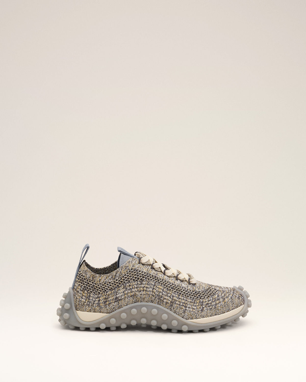 AMI PARIS GREY KNIT MIRAGE SNEAKERS — vista 7