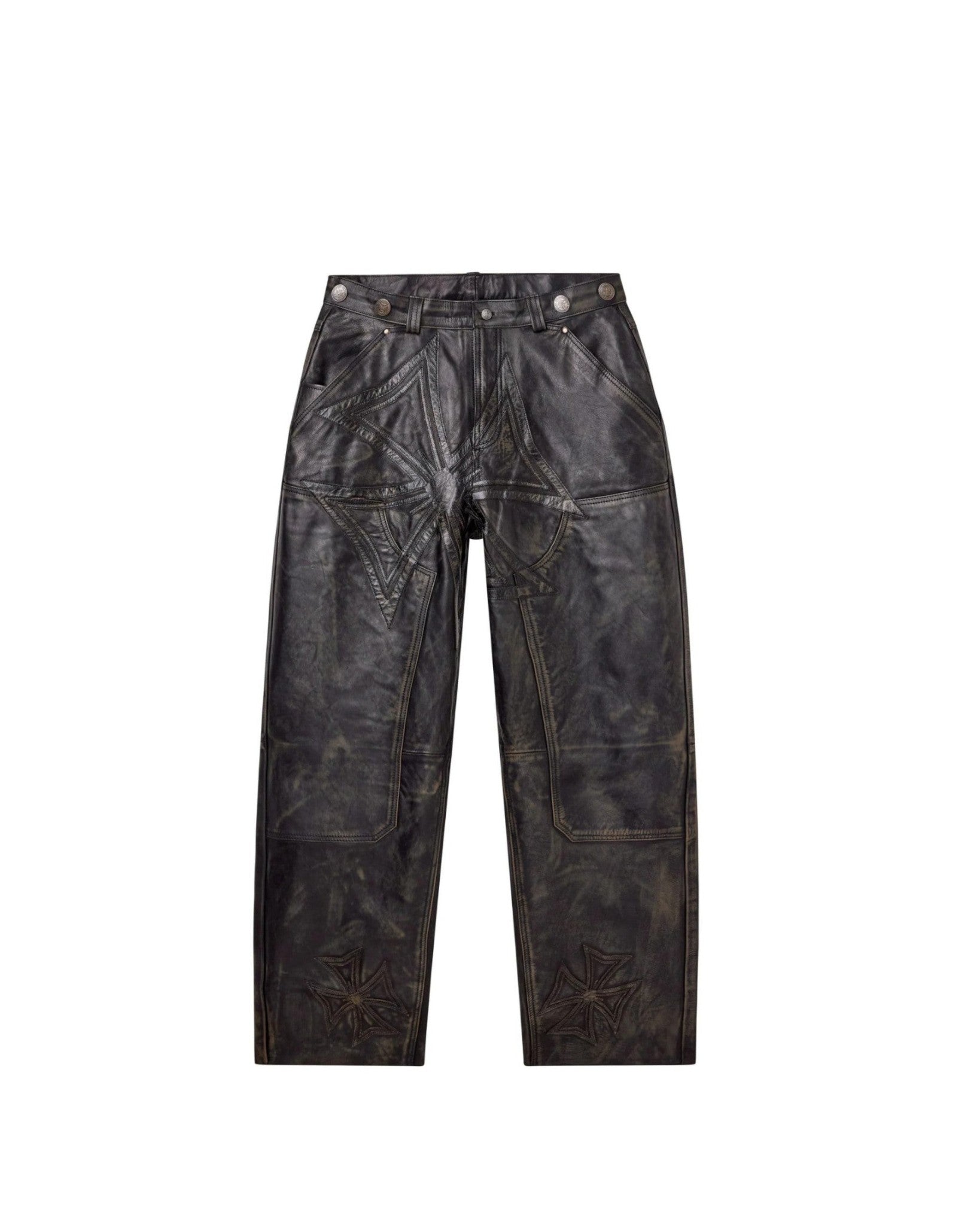 VALE DREAMS CARPENTER CROXXX LEATHER PANTS