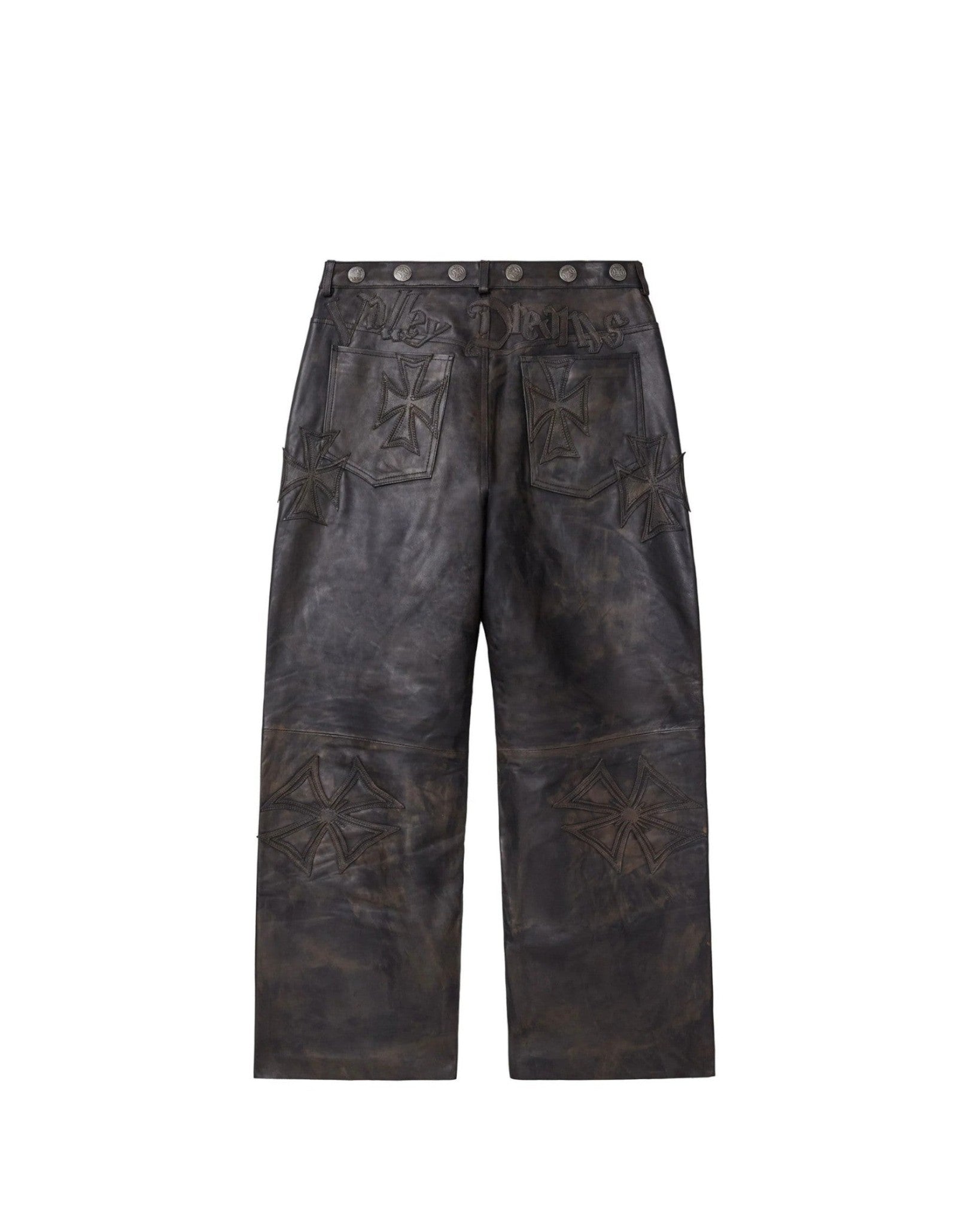 VALE DREAMS CARPENTER CROXXX LEATHER PANTS