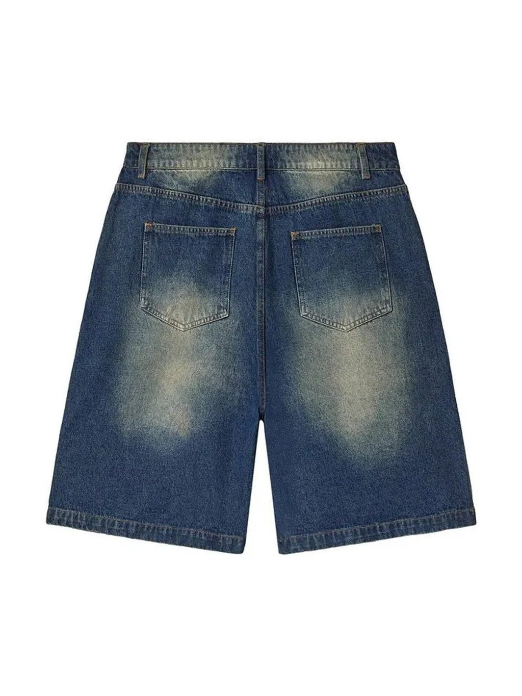 VALLEY 1980s JORTS MID WASH BLUE