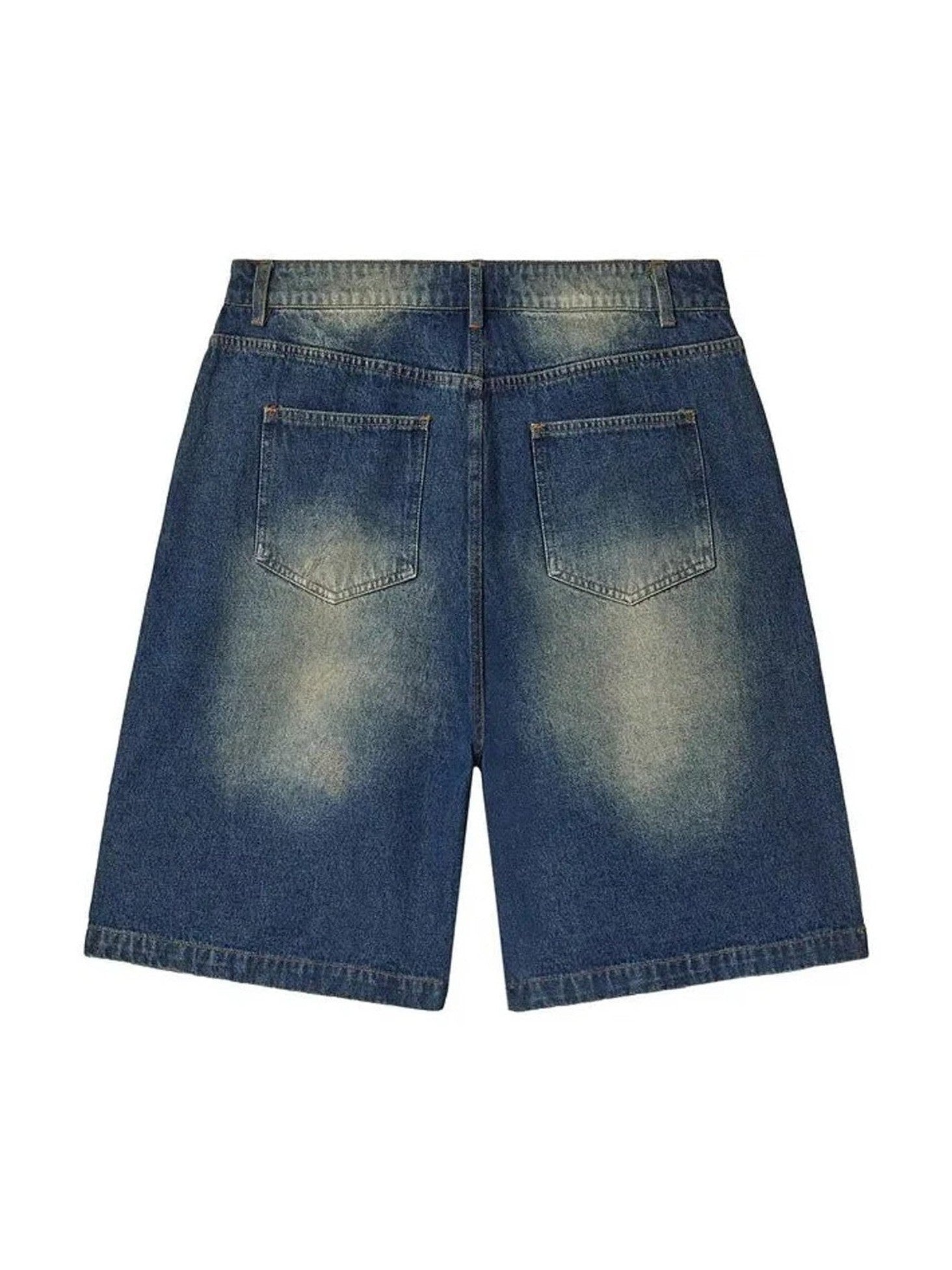 VALLEY 1980s JORTS MID WASH BLUE