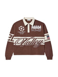VALLEY CHOCOLATE DERBY RUGBY LONG SLEEVE BROWN