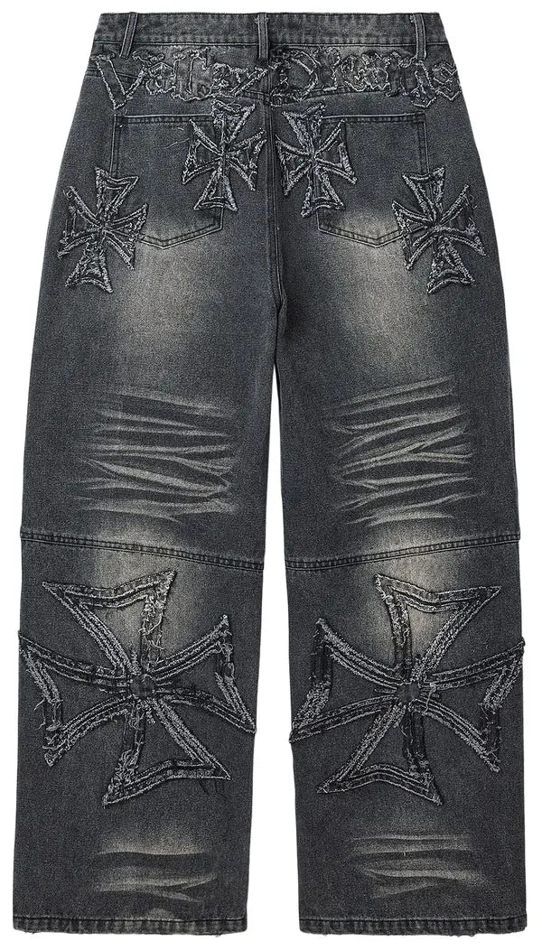 VALLEY CROXXX DENIM JEANS BLACK