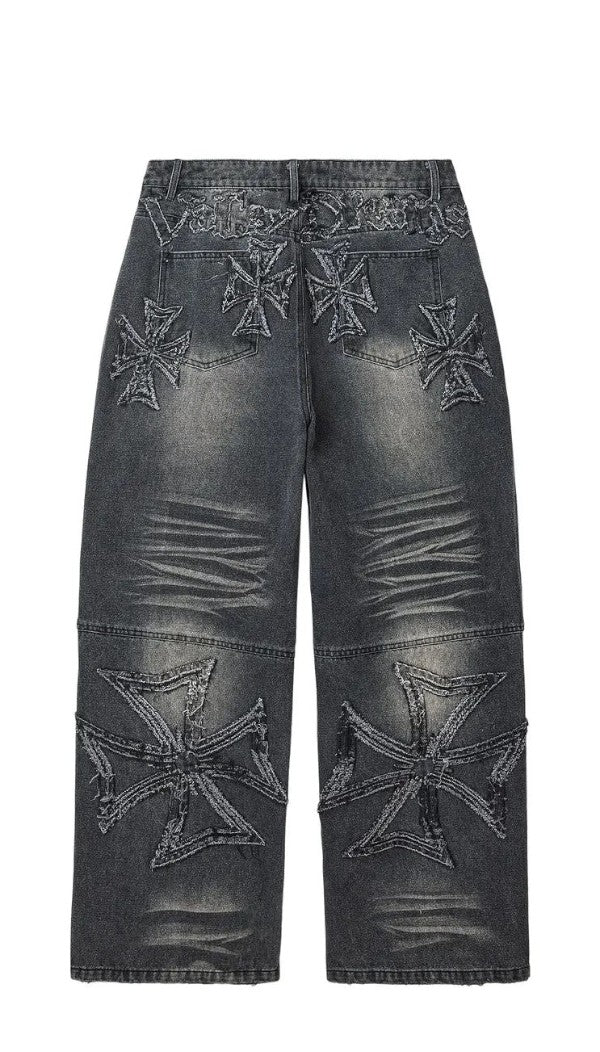VALLEY CROXXX DENIM JEANS BLACK
