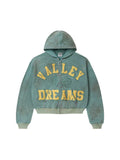 VALLEY DREAMS ZIP UP BANK GREEN
