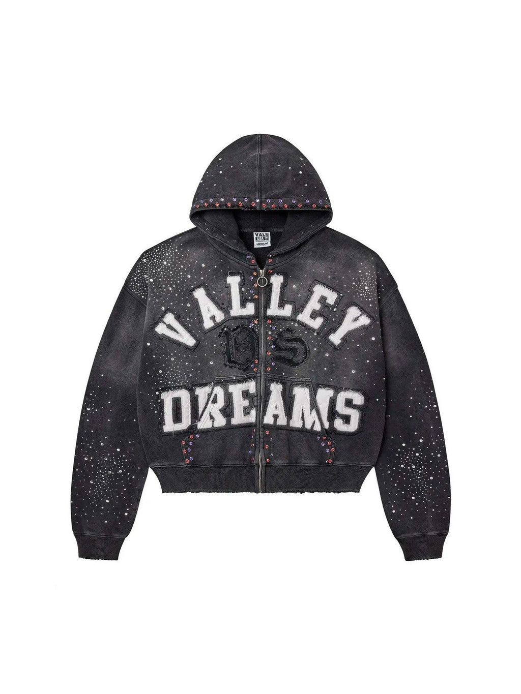 VALLEY DREAMS ZIP UP BLACK