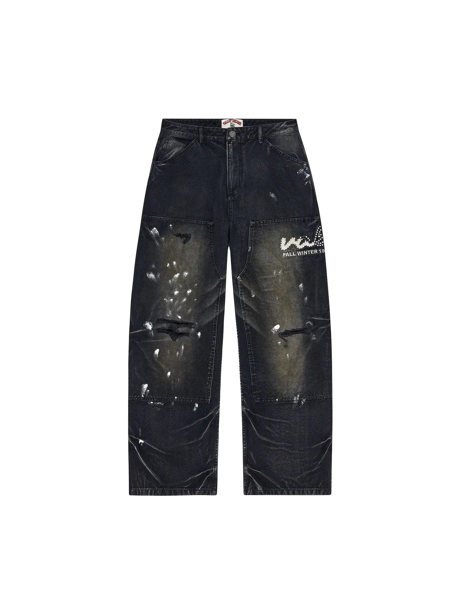 VALLEY FOREVER DAILY WORK PANTS PAINTED BLACK