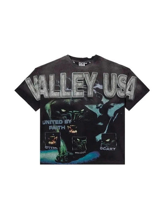 VALLEY FOREVER FAITH BLING BLACK TEE VALLEY The Hype Company