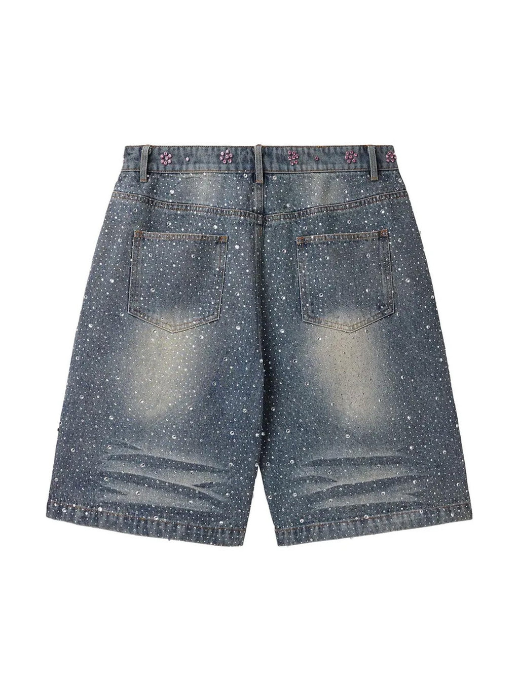 VALLEY FOREVER ICED OUT JORTS MID BLUE