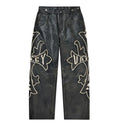 VALLEY HARDY LEATHER PANTS BLACK