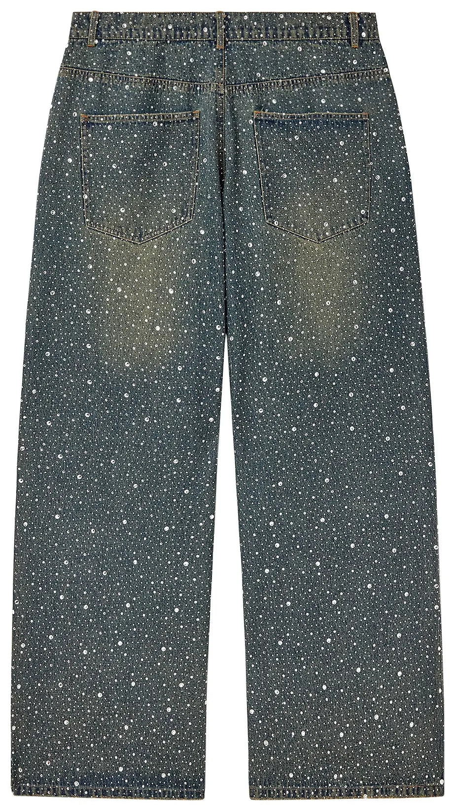 VALLEY ICED OUT DENIM DEST BLUE JEANS