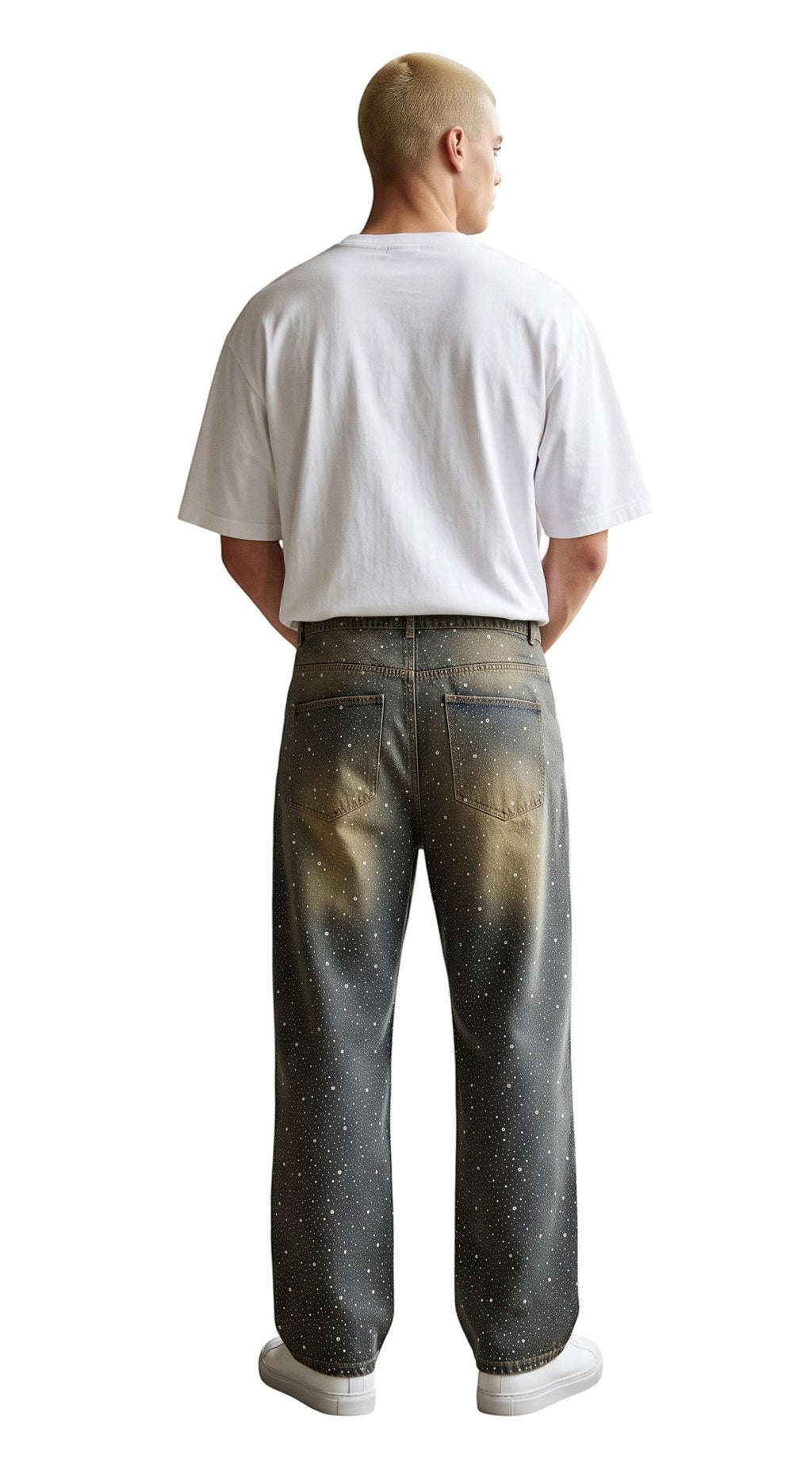 VALLEY ICED OUT DENIM DEST BLUE JEANS