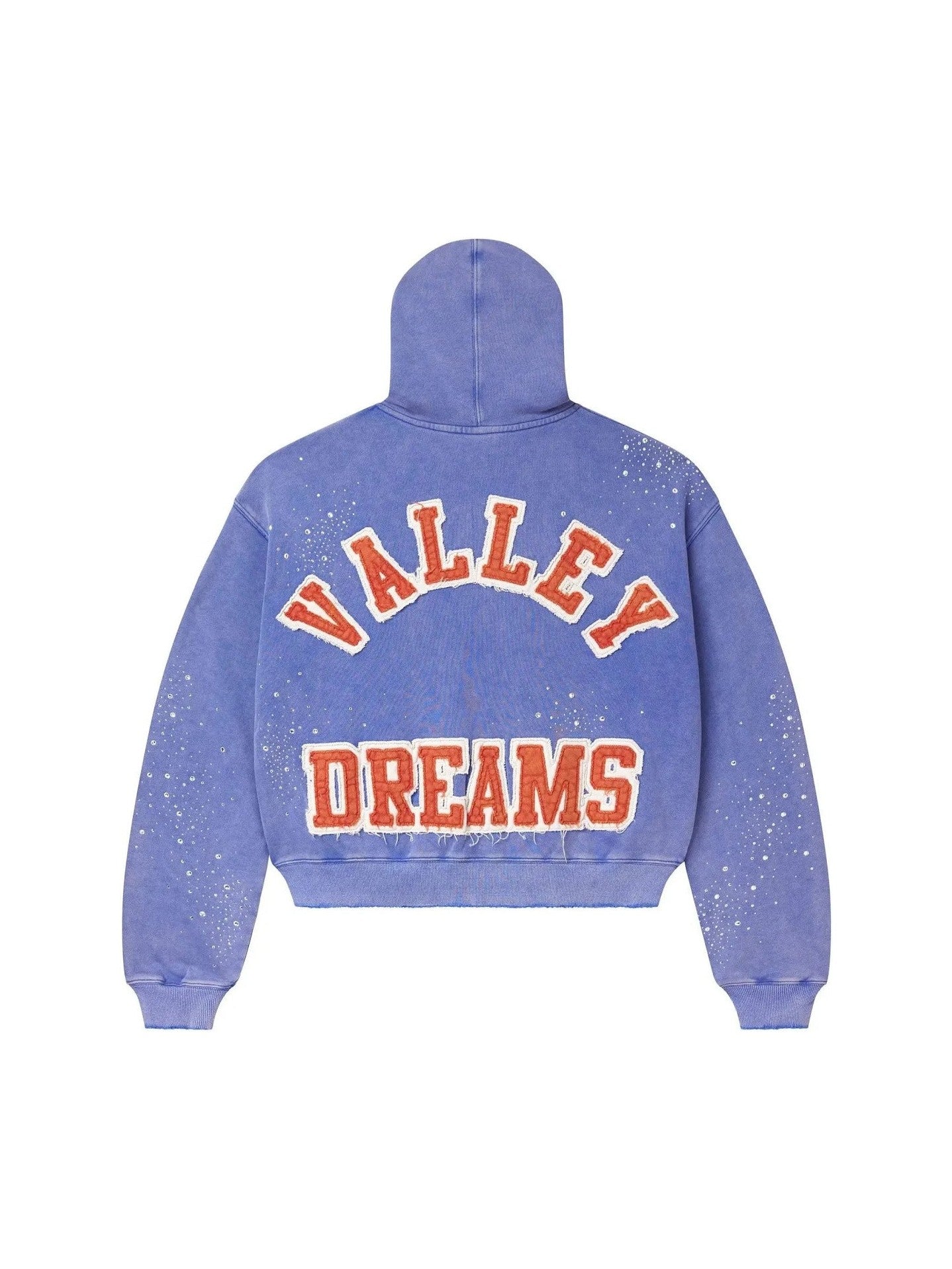 VALLEY PLUTO SEA CLUSTERED LIGHT BLUE ZIP UP