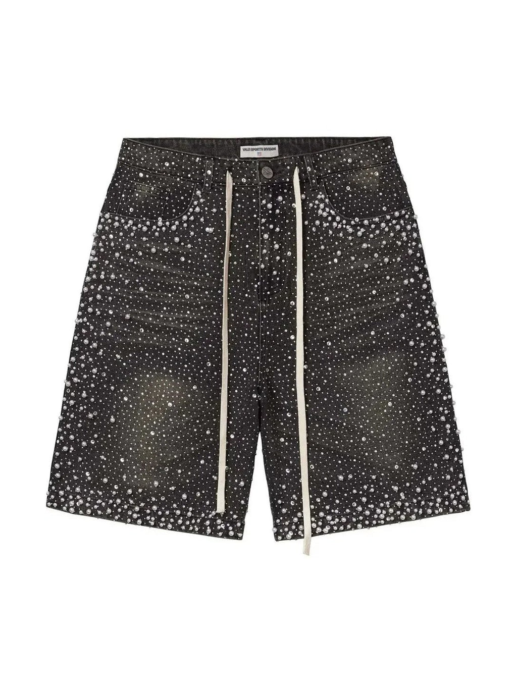 VALLEY RAINSTORM CRYSTAL JORTS BLACK