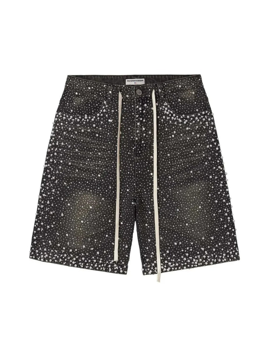 VALLEY RAINSTORM CRYSTAL JORTS BLACK