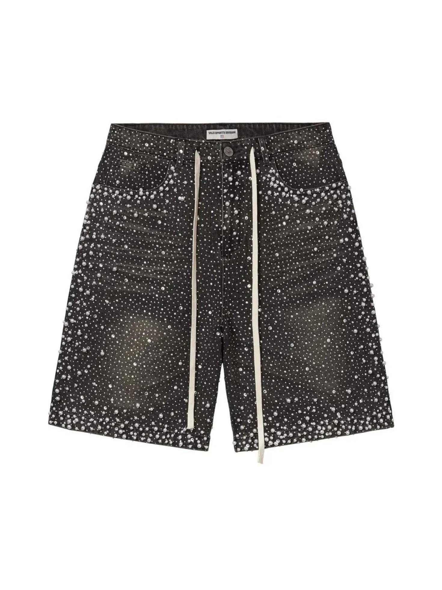 VALLEY RAINSTORM CRYSTAL JORTS BLACK