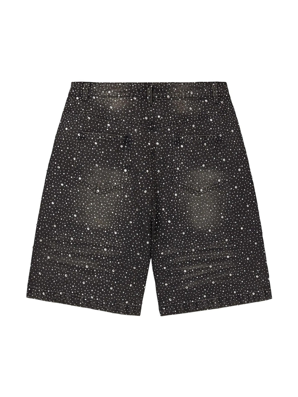 VALLEY RAINSTORM CRYSTAL JORTS BLACK