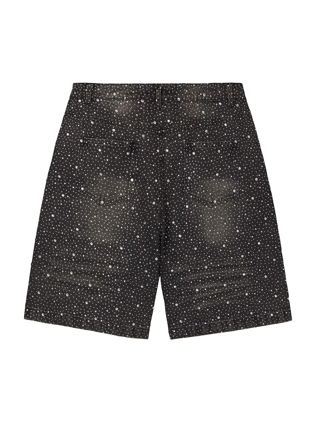 VALLEY RAINSTORM CRYSTAL JORTS BLACK